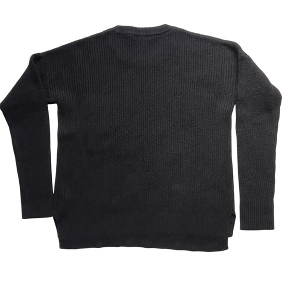 Madewell Black Thompson Pocket Pullover Sweater Size XS Style AA782 - Picture 4 of 9